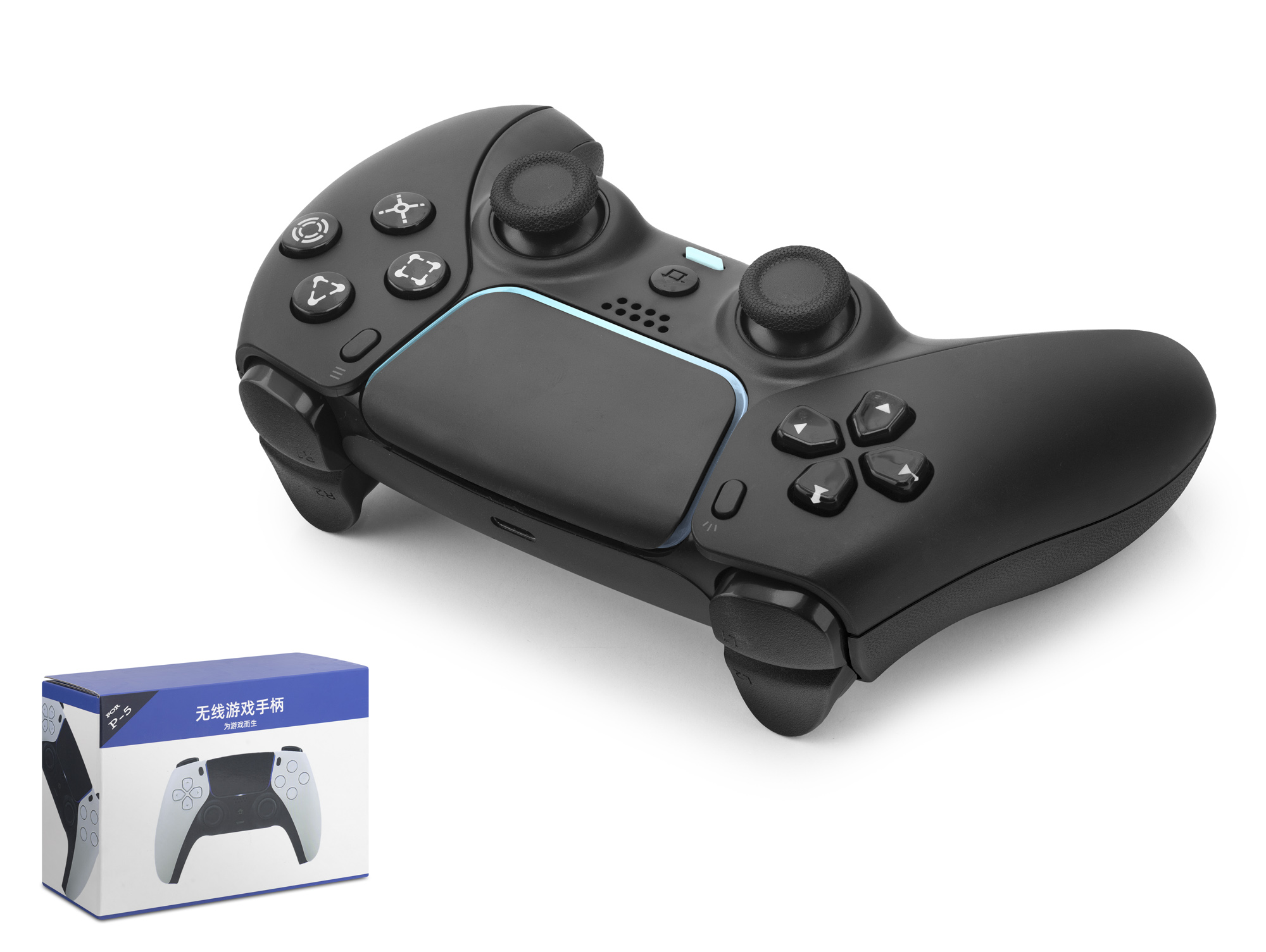 HADRON HD332 Kablosuz GamePad Oyun Kolu PS5 Uyumlu Dokunmatik Panelli Siyah