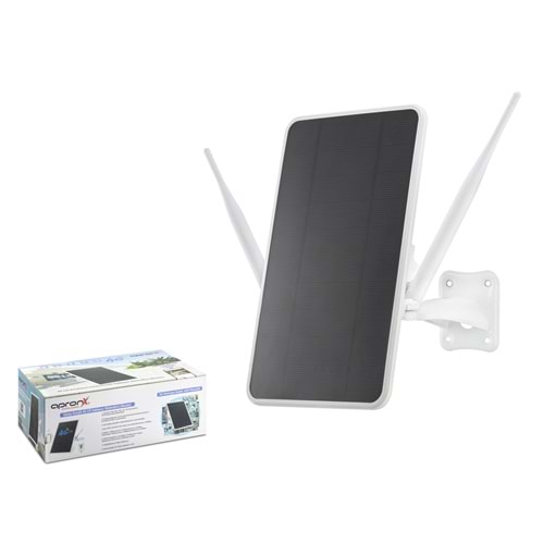 APRONX APXSR406 Solar 4G LTE Modem Router 6W 8 Kullanıcı 12000 mAh Beyaz
