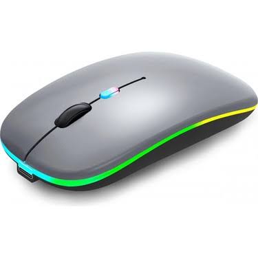 CBA100G MOUSE WIRELESS + BLUETOOTH ŞARJLI SESSİZ RGB 800/1600 DPI GOLD
