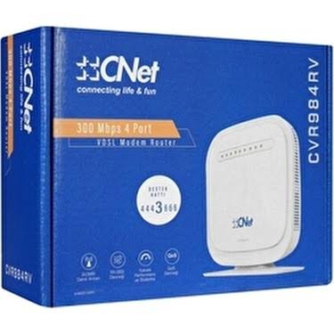 CNET CVR984RV ADSL2/VDSL2 MODEM 300MBPS 4 PORT