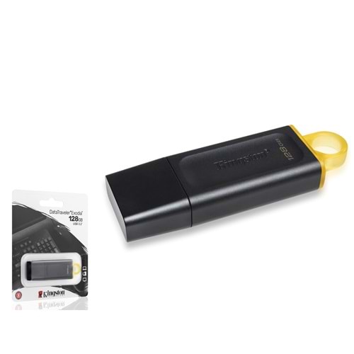 KINGSTON DTX128GB 128 GB USB 3.2 Gen 1 DataTraveler Exodia Flash Bellek Siyah