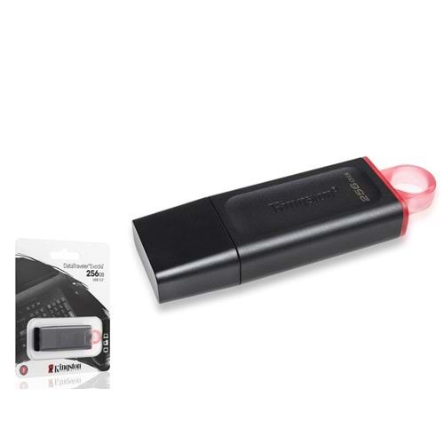 KINGSTON DTX256GB 256 GB USB 3.2 Gen 1 DataTraveler Exodia Flash Bellek Siyah