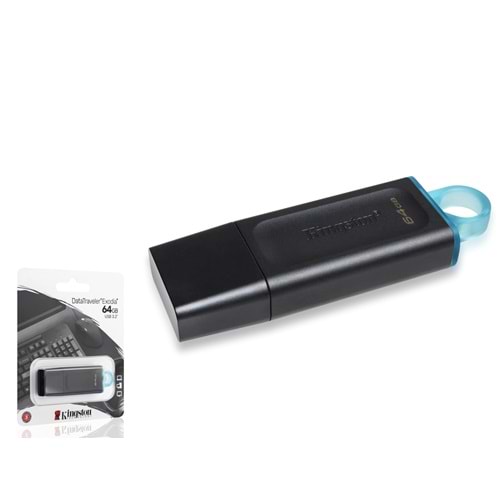 KINGSTON DTX64GB 64 GB USB 3.2 Gen 1 DataTraveler Exodia Flash Bellek Siyah