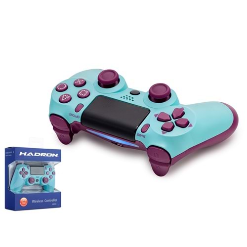 HADRON HD323N PS4 Uyumlu Kablosuz GamePad Oyun Kolu - Turkuaz Mor