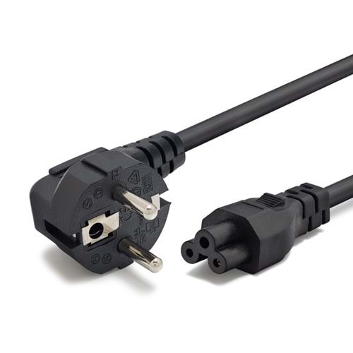 HADRON HDX5533 Yonca Güç Kablosu 28 Pin 0.75 mm 500W 1.2 m - Siyah