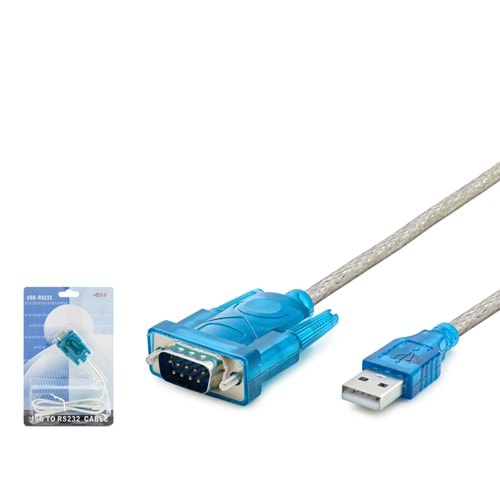 HADRON HDX7512 USB to RS232 Seri Port Dönüştürücü Kablosu 84 cm - Silver