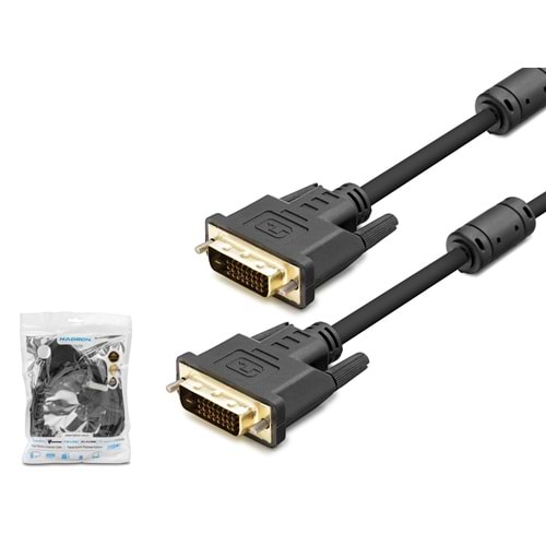 HADRON HDX7751 DVI-D 24+1 Kablo 1.8 m - Siyah