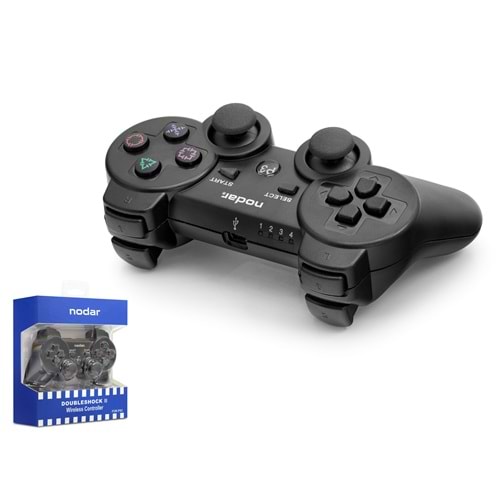 NODAR ND600 PS3 Uyumlu Kablosuz GamePad Oyun Kolu - Siyah