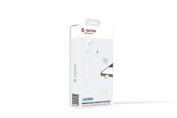 GENAX GNX229 LIGHTNING MİKROFONLU KULAKLIK BEYAZ