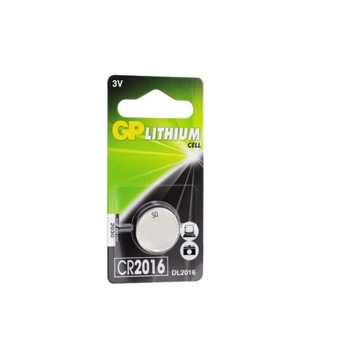 GP GPCR2016 3V Lityum Düğme Pil 1'li Paket