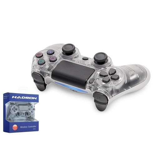 HADRON HD323R PS4 Uyumlu Kablosuz GamePad Oyun Kolu - Şeffaf