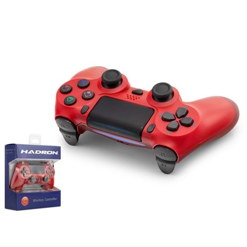 HADRON HD324K PS4 Uyumlu Kablosuz GamePad Oyun Kolu - Kırmızı