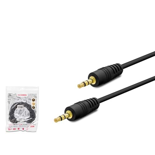 HADRON HDX1030 3.5 mm AUX Kablosu 3 m - Siyah