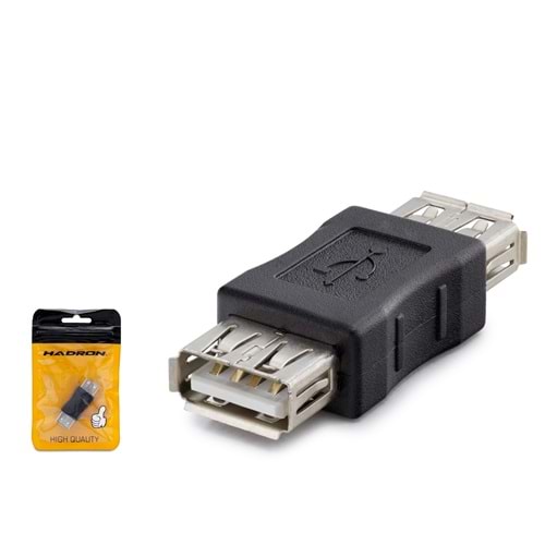 HADRON HDX1322 USB Dişi Birleştirici Adaptör - Siyah
