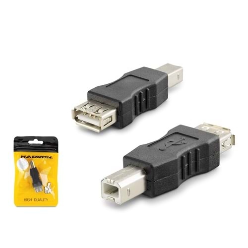 HADRON HDX1354 USB-B to USB Dişi Dönüştürücü (Printer) - Siyah