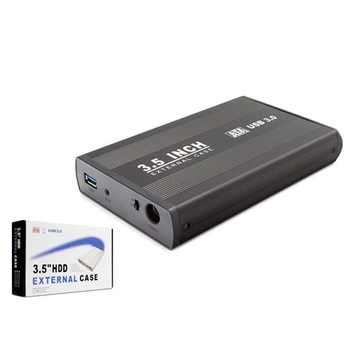 HADRON HDX1756 3.5 İnç SATA HDD Harici Disk Kutusu USB 3.0 - Siyah