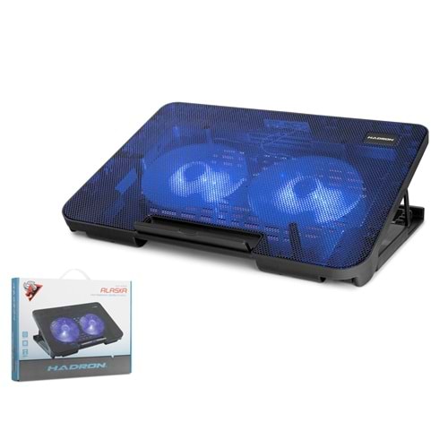 HADRON HDX4252 Laptop Soğutucu 2 Fan LED - Siyah