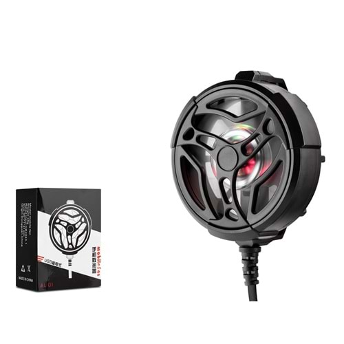 HADRON HDX4365 Klipsli Telefon Soğutucu Fan RGB Siyah