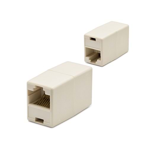 HADRON HDX5006 RJ45 Dişi - Dişi Uzatma Adaptörü - Beyaz
