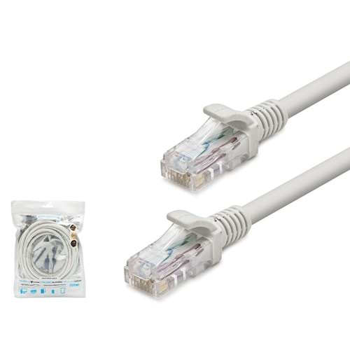 HADRON HDX5048 Cat6 Ethernet Patch Kablosu 1 Gbps 250 MHz 50 m - Gri