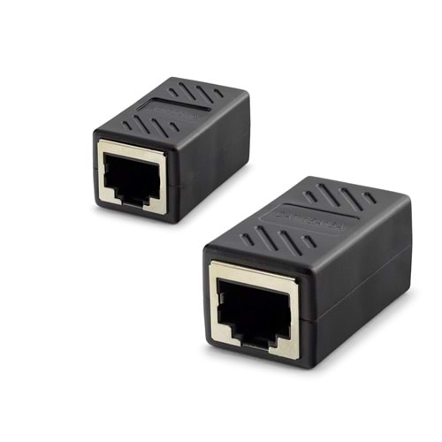 HADRON HDX5066 RJ45 Dişi - Dişi Uzatma Adaptörü - Siyah