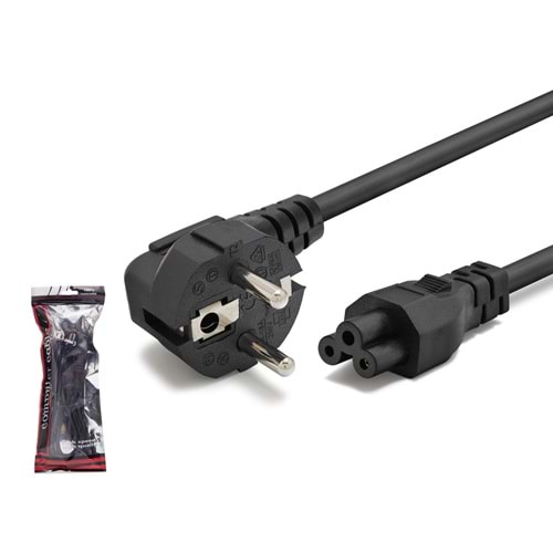 HADRON HDX5524 Yonca Güç Kablosu 42 Pin 0.75 mm 500W 1.2 m - Siyah