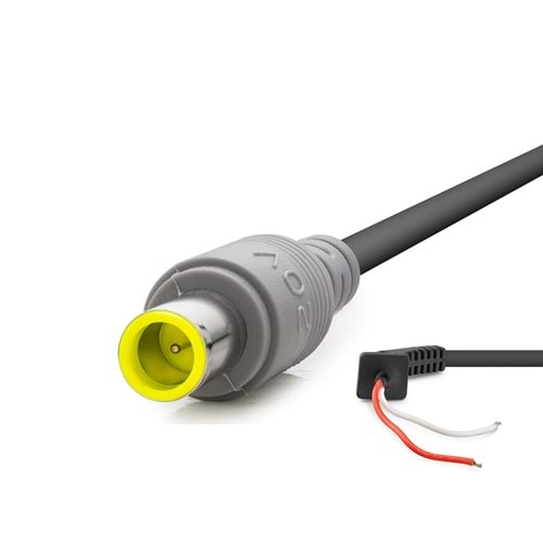 HADRON HDX5545 Laptop DC Jack Kablosu 7.9x5.0 mm 1.2 m - Siyah