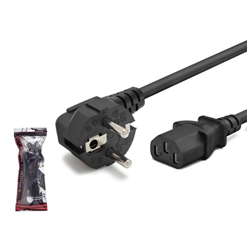 HADRON HDX5557 Kasa Güç Kablosu 42 Pin 1 mm 500W 1.5 m Siyah