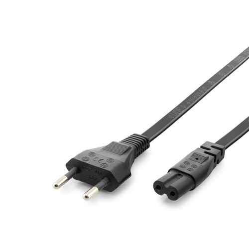 HADRON HDX5569 Teyp Güç Kablosu 42 Pin 1 mm 500W Uzun Soket 1.5 m - Siyah