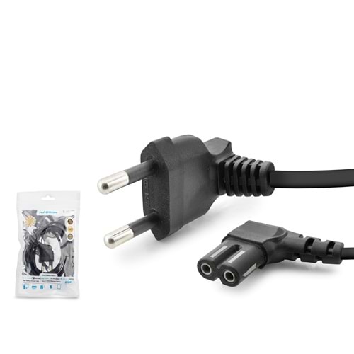 HADRON HDX5574 Teyp Güç Kablosu 42 Pin 1 mm 500W L Tip 1.5 m - Siyah