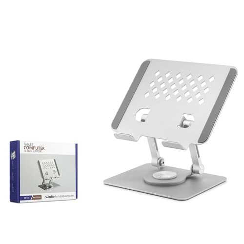 HADRON HDX8021 Laptop + Tablet Standı Metal 15 x 13 cm - Silver