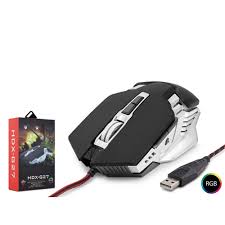 NOVATOR HDXG27 MOUSE KABLOLU OYUN USB RGB MAX 4800 DPI