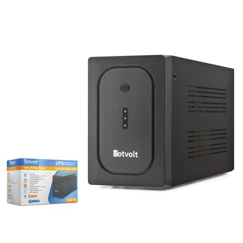 DOTVOLT LN1600 UPS Kesintisiz Güç Kaynağı 1600VA 12V 9Ah Siyah