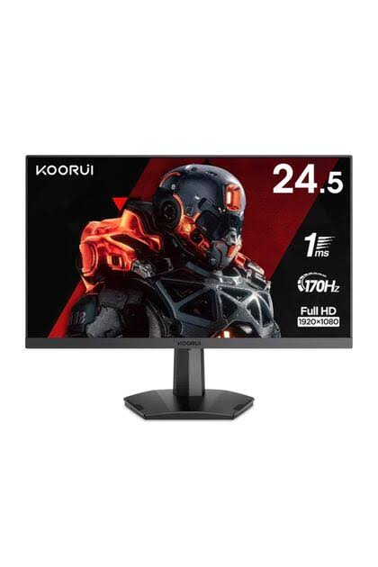 Koorui 24.5" 25E3A Gaming 170Hz Monitör Siyah 1ms