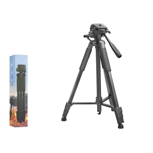 NODAR ND1044 Telefon Tripodu Ayarlanabilir Kollu 4 Kademeli 205 cm - Siyah