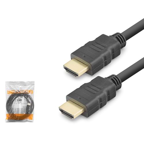 NODAR ND4001 HDMI Kablo OD 6.0 mm 1.5 m - Siyah