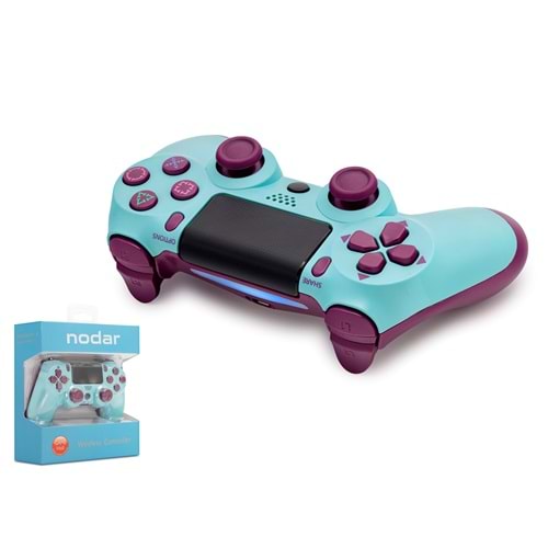 NODAR ND400E PS4 Uyumlu Kablosuz GamePad Oyun Kolu - Mor Turkuaz