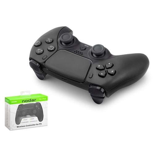 NODAR ND500B PS4 Uyumlu Kablosuz GamePad Oyun Kolu - Siyah
