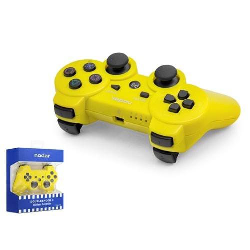 NODAR ND600H PS3 Uyumlu Kablosuz GamePad Oyun Kolu - Sarı