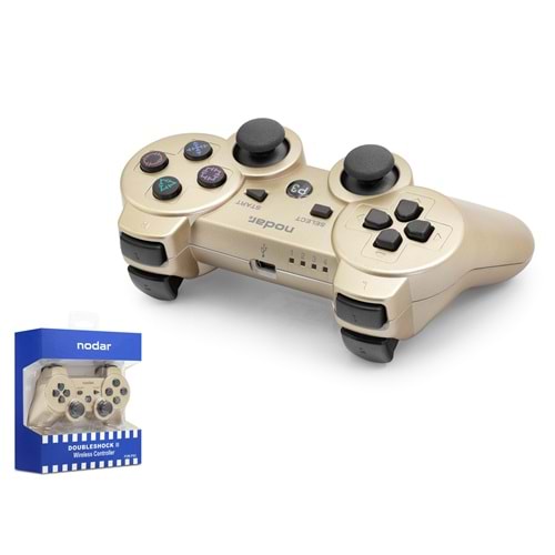 NODAR ND600J PS3 Uyumlu Kablosuz GamePad Oyun Kolu - Altın