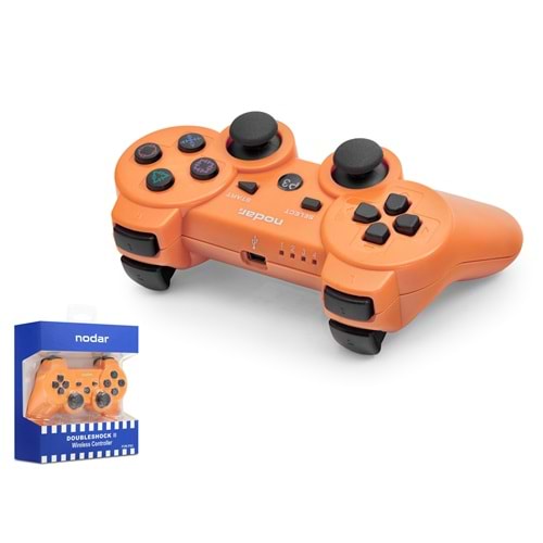 NODAR ND600K PS3 Uyumlu Kablosuz GamePad Oyun Kolu - Turuncu