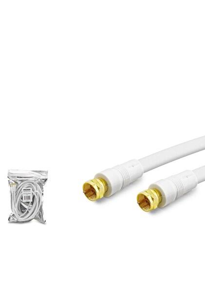 ROSE RC-24-5 İKİ UCU F KONNEKTÖRLÜ PRES BASKI KABLO 5METRE