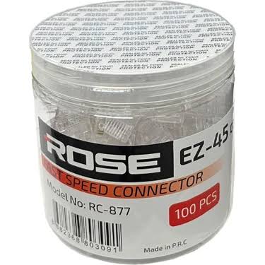 ROSE RC-877 CAT6 EZ STYLE FU KONNEKTÖR GOLD 100LÜ