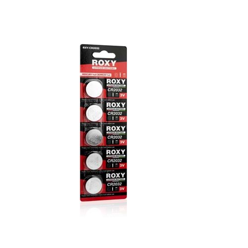 ROXY RCR2032 3V Lityum Düğme Pil 5’li Paket