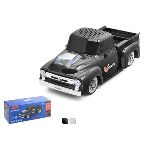 HADRON WS538 Bluetooth Hoparlör FM Radyo USB TF LED Pickup Tasarımlı