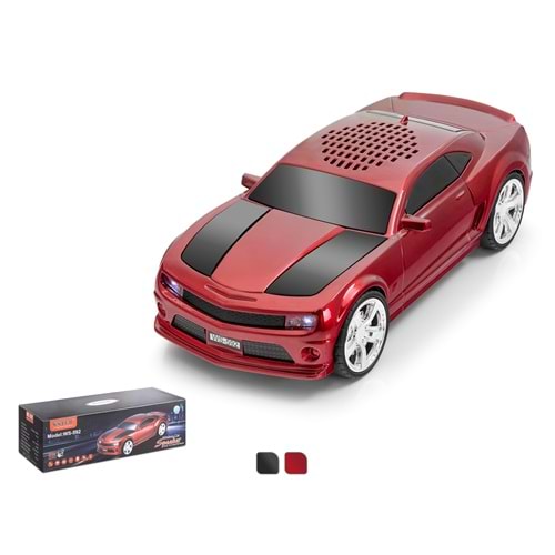 HADRON WS592 Bluetooth Hoparlör FM Radyo 5W USB TF LED Spor Araba Tasarımlı