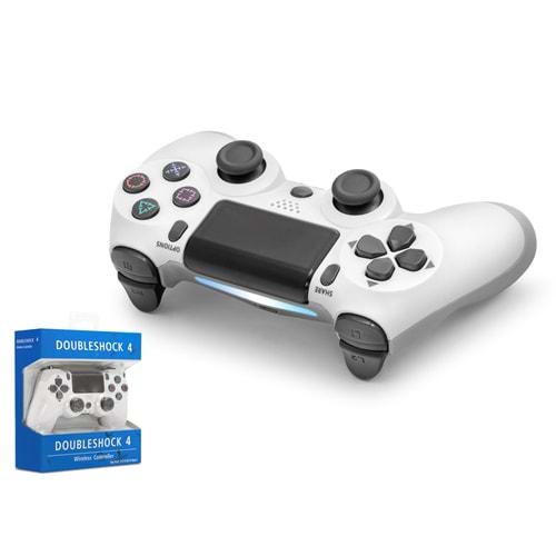 OEM YX7002 PS4 Uyumlu Kablosuz GamePad Oyun Kolu - Beyaz
