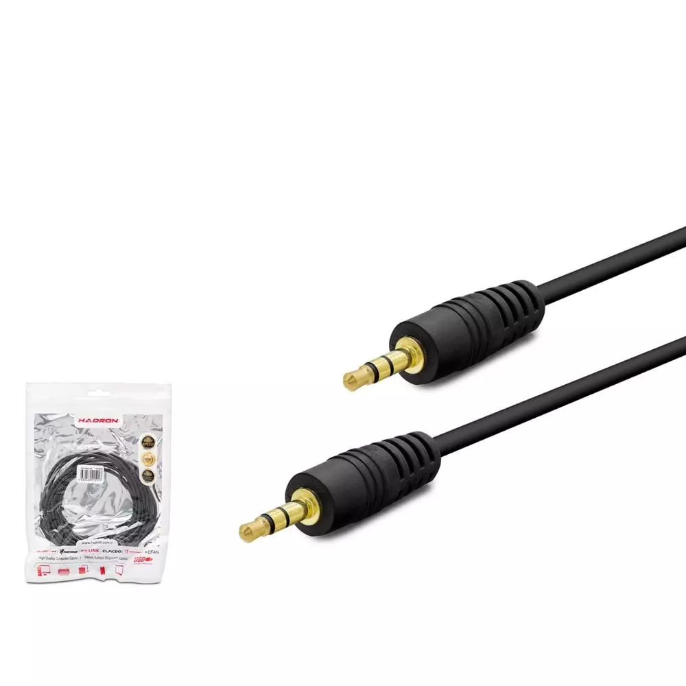HADRON HDX1030 AUX KABLO SARI UÇ 3M