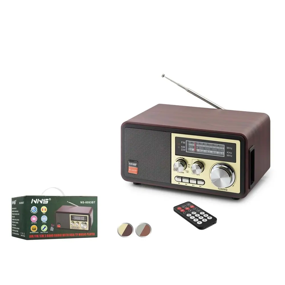 NNS NS8093BT NOSTALJİ BT SPEAKER 255*168*131MM