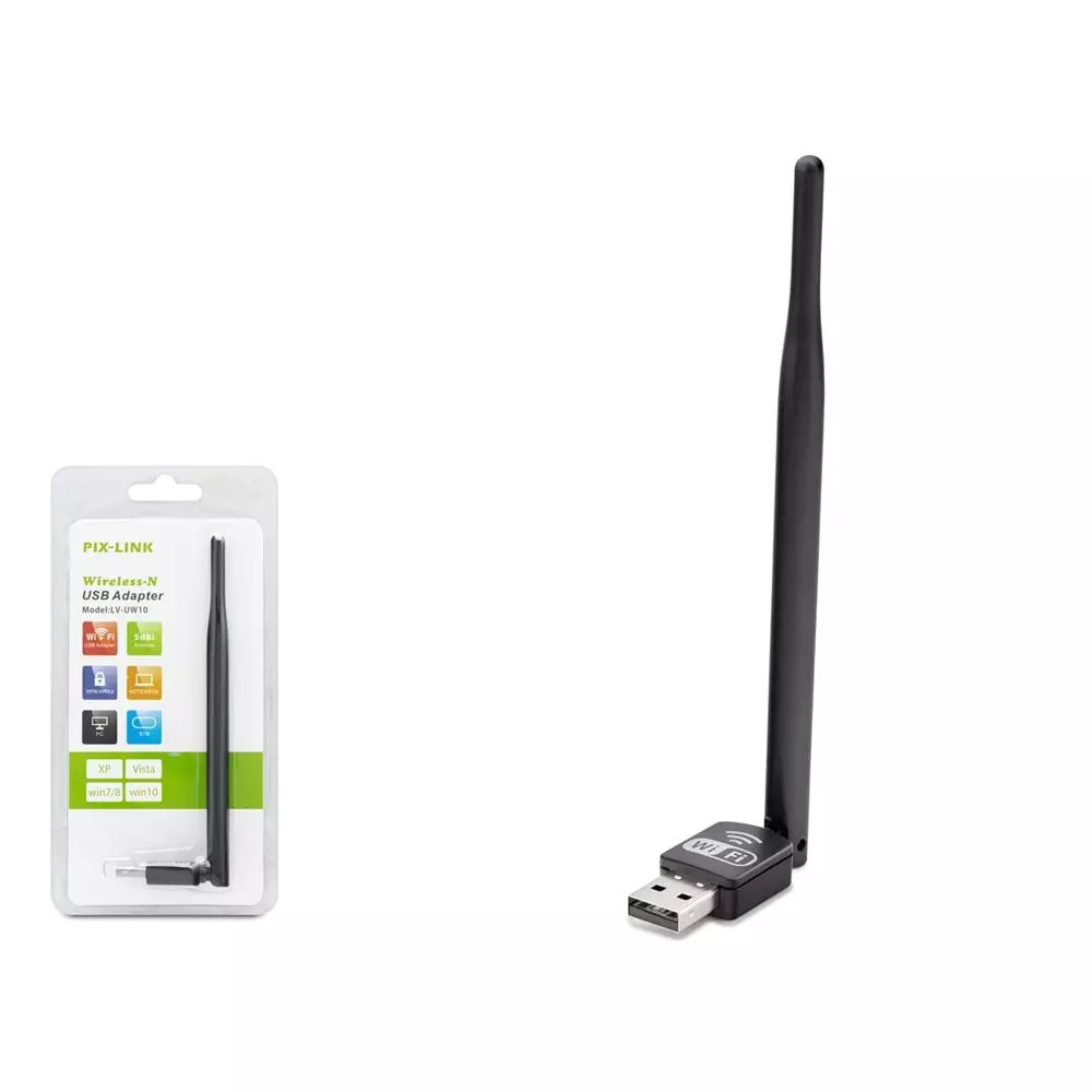 PIX-LINK LV-UW10T WIRELESS ADAPTOR 150MBPS 5DB 8818 IC